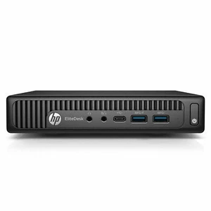 HP Elitedesk 800 G2 Mini PC i5-6500T 4x2,50GHz 4GB RAM 128GB SSD Win10+G-Data - Picture 1 of 3