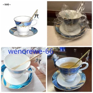 Genshin Impact Neuvillette Tea Cup Saucer Set Anime Official Ceramic Coffee Mug - Picture 1 of 12