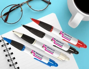 Custom Insert Pen  - Office School Stationary Custom Printed Personalised Pen - Picture 1 of 14