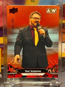 Tony Schiavone AEW 2023 Upper Deck 89 Exclusives 6/100 - Picture 1 of 3