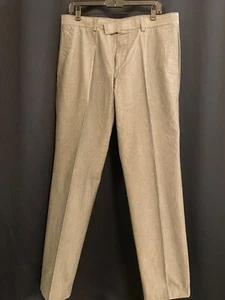 Hugo Boss Pants Mens 34x32 Gray Sharkskin Chuck W Trousers Business Suit - Picture 1 of 5