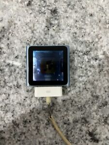 Apple iPod Nano (6th Gen) Blue 1.54" Touchscreen Portable MP3 Media Player