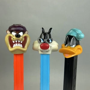 Cool Looney Tunes Pato Lucas, Silvestre, Taz 1999 Dispensadores PEZ Sin Usar Lote de 3 - Imagen 1 de 11