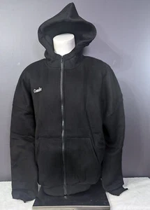 Sudadera con Capucha Comfrt Cloud Cremallera Color Negro Medianoche Unisex - Imagen 1 de 3