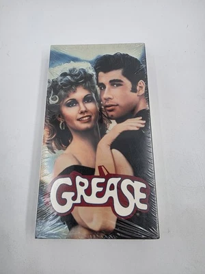 Grease VHS Cassette Brand NEW Sealed John Travolta, Olivia Newton John 1990 - Image 1 of 4