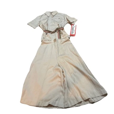 Camisa Cenicienta Vintage Años 60/70 Culotte Cinturón Conjunto Niña Talla 14 Foto 1 de 4