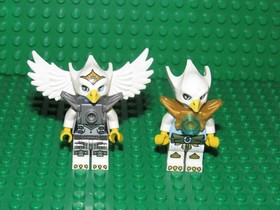 Lot of 2 LEGO Legends of Chima Eris + Ewar Minifigures 70009 TT56