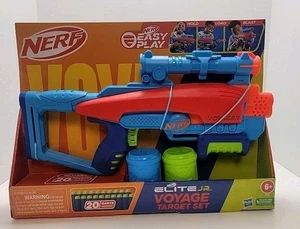 Nerf Elite Jr Set di bersagli da viaggio, 2 bersagli, 20 freccette incluse. - Foto 1 di 2