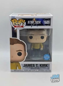 Damaged Box JAMES T. KIRK (TRANSPORTER) Star Trek Funko Pop Plus Glitter #1689 - Picture 1 of 9