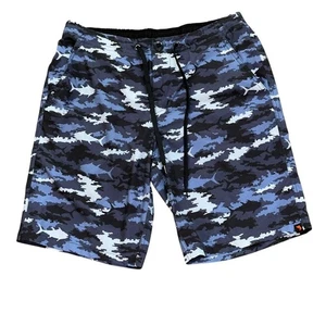 SALT LIFE Journey Boardshorts Swim Bottom Board Shorts Blue 30 Bathing Suit Pool - Picture 1 of 8
