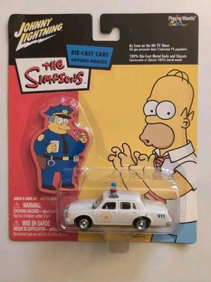 Johnny Lightning The Simpsons Chief Wiggum’s Police Cruiser 1:64 Die-cast Car - Image 1 of 4