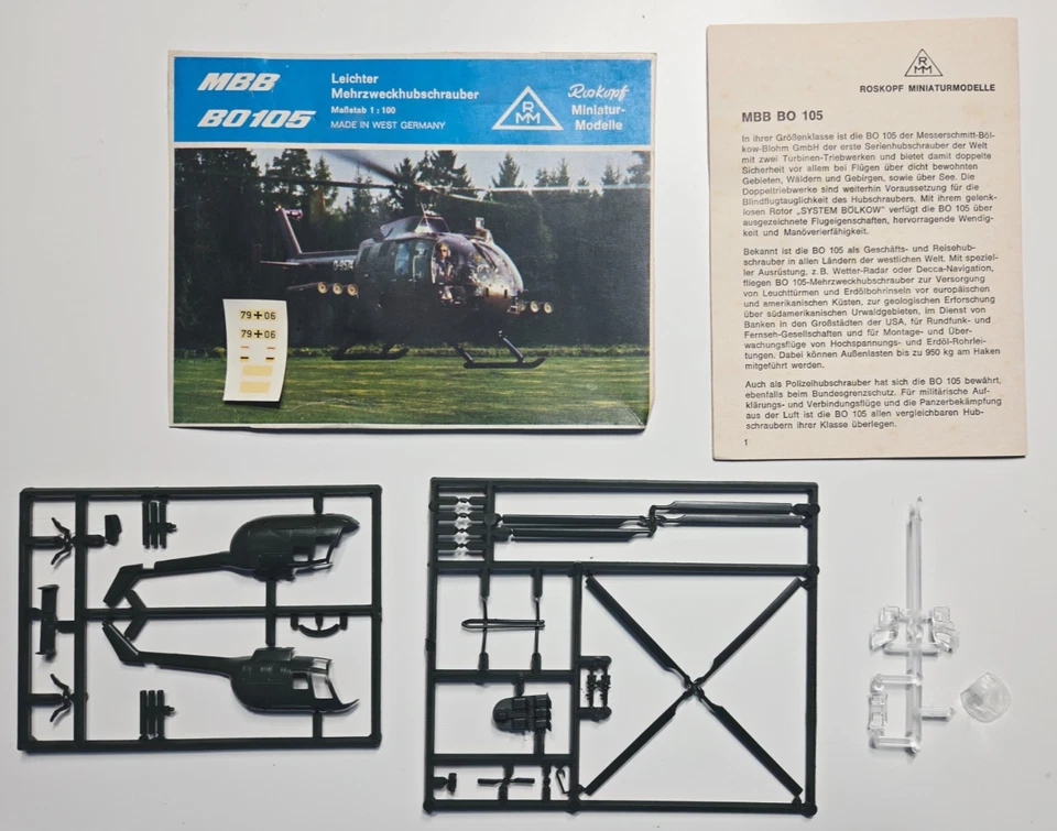 Roskopf Nr.: 34 , MBB BO 105 vintage 1974 -AR- - Bild 1 von 1