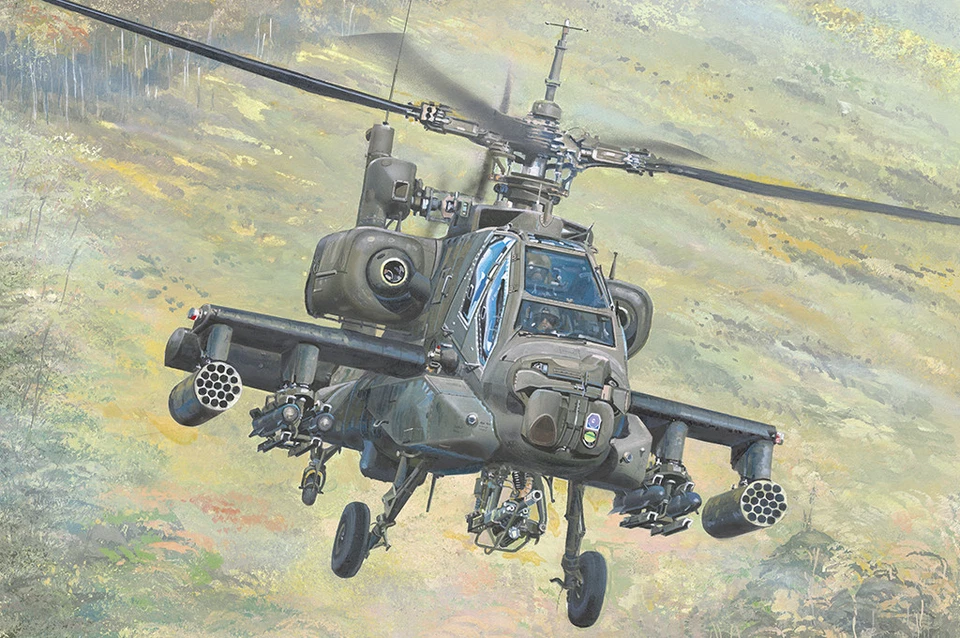 Trumpeter 05115 - AH-64A Apache Late - scala 1/35 - Kit di modell