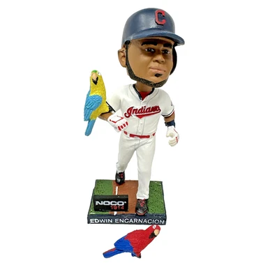 Cleveland Indians Guardians SGA Edwin Encarnacion Bobblehead NOCO 2018 - Image 1 of 4