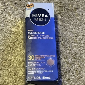 Nivea Men Age Defense Daily Face Moisturizer w/SPF 30 - 1.7 fl oz NEW Exp 11-26 - Picture 1 of 4
