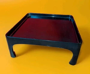 Vintage Urushi Lacquer Tea / Serving Table Ozen Tray Japan MCM  Ships from USA - Picture 1 of 19