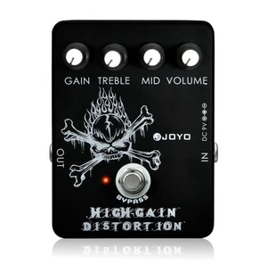 JOYO High Gain Distortion Pedal from AC/DC Crunch to Heavy Metal Full Range EQ - Picture 1 of 12