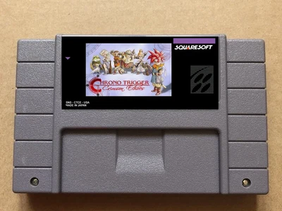 🔥 Chrono Trigger: Crimson Echoes – SNES Game Cartridge | Fan Sequel  - Image 1 of 4
