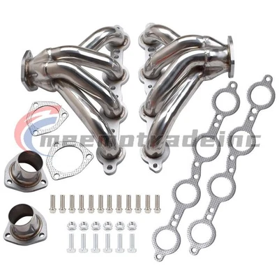 For LS1 LS2 LS3 LS6 LS7 4.8L 5.3L LS SS Hugger Manifold Headers Swap Conversion - Image 1 of 4