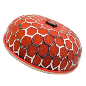 Branded Red Mushroom Air Filter Intake 3''/80mm Flow Intake Reloaded Cleaner - Bild 1 von 6