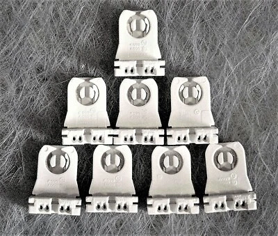 8x Leviton 13351 Non-Shunted Slide In T8 T12 LED Fluorescent Lamp Holder Sockets - Image 1 of 4