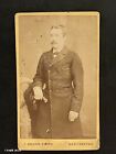 CDV Man Long Frock Coat, By Brown Manchester Antique Victorian Fashion Photo