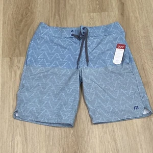 Travis Mathew Prestige Boardshorts Herren Größe 30 blau Tipis Golf LESEN - Bild 1 von 9