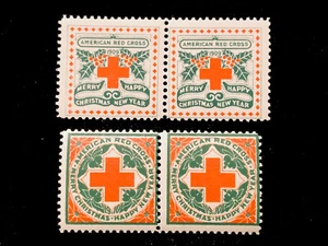 U.S: MINT #WX9, WX10 PAIRS NEVER HINGED OG CV $42.50 - Picture 1 of 2