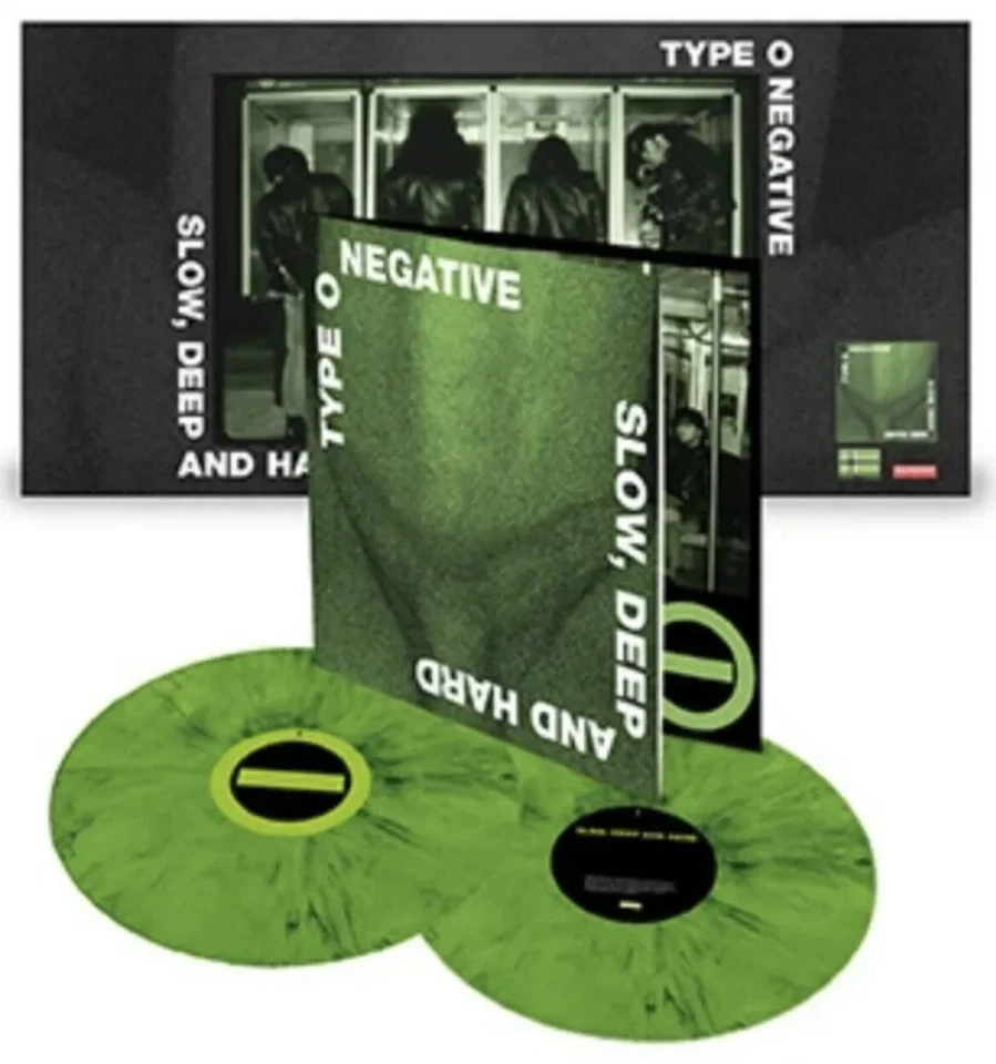 TYPE O NEGATIVE Slow Deep and Hard 30TH Anniversary 180g Green Colored Vinyl 2LP - Image 1 of 1