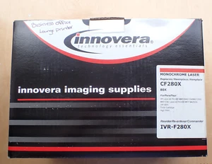 INNOVERA CF280X HP LASERJET PRO 80X HIGH YIELD BLACK TONER CARTRIDGE NEW IN BOX - Photo 1/5