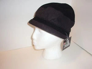 Kathy Jeanne Black & Gray Church Bucket Floppy Cloche hat One Size (OS) RN92433 - Picture 1 of 5