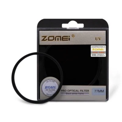 ZOMEI UV Filter 52/55/58/62/67/72/77/82mm Camera Lens Protector for Canon Nikon - Image 1 of 4