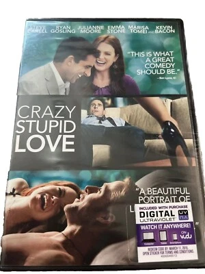 Crazy, Stupid, Love DVD 2011 Ryan Gosling Emma Stone Julianne Moore NEW Romance - Image 1 of 3