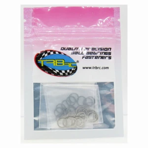 TRB RC M6x8 mm Durchmesser Stahlscheibe Pack 10ea 0,1, 0,2, 0,3, 0,5 mm Breite - Bild 1 von 2