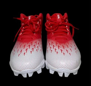 Under Armour Men's Spotlight Franchise RM 4.0 Red/White Cleats Size 13 - Picture 1 of 8