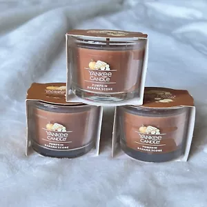 Pumpkin Banana Scone Yankee Candle 3er Pack 1,3oz Windlicht Teelichter Mini - Bild 1 von 7