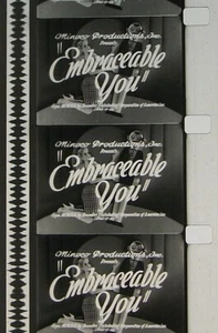 EMBRACEBLE YOU KAY LORRANE KARL TREES 16MM FILM MOVIE ROLLED S106 MIRROR IMAGE - Imagen 1 de 8