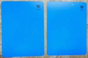 2 blaue Schiedsrichterkarten Sanktionskarten Volleyball Unified Sport Badminton - Bild 1 von 4