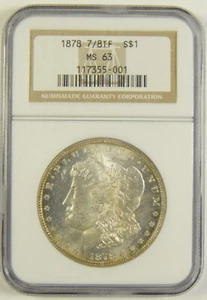 1878 7/8TF Morgan Dollar NGC MS-63 #55-001 - Picture 1 of 2