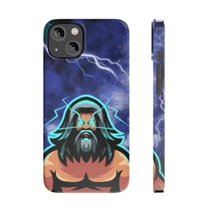 ZEUS LIGHTNING ILLUSTRATION schmale Apple iPhone Hüllen - Bild 1 von 38