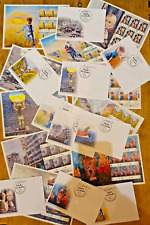 Ukraine war postage stamps BIG SET  11 full sheet stamps + 10 FDC signed