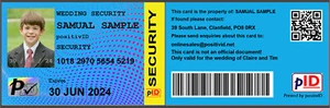 Cosplay Security Card for Weddings / Parties / Kids Dress up / Hen or Stag Party - Picture 1 of 32