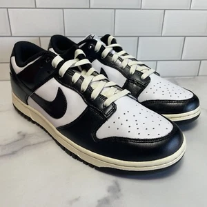 Nike Dunk Low Premium Vintage Panda Shoes FQ8899-100 W 11.5 / M 10 BRAND NEW - Picture 1 of 8