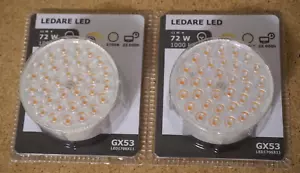 (2 Set) Ikea LEDARE LED Bulb GX53 1000 lumen 2700 K Dimming Adjustable Beam - Picture 1 of 4