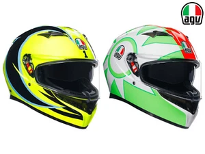 AGV K3 Motorcycle Crash Helmet Full Face Sports Rossi Replica Graphic ECE 22.06 - Picture 1 of 14