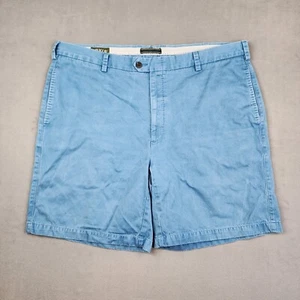 Orvis Flat Front Chino Shorts Men's Size 42 Blue 8.5" Inseam Fishing Outdoors - Picture 1 of 10