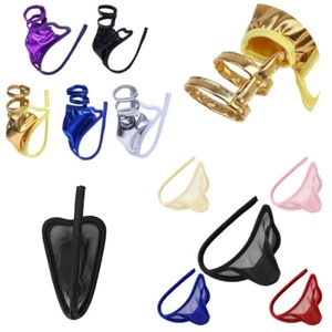 Herren C-String Tanga Bulge Pouch Slip Micro String Höschen Dessous Unterwäsche - Bild 1 von 36