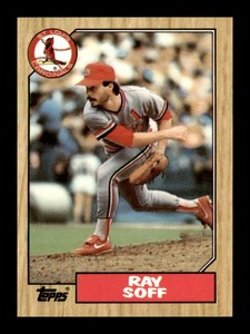 1987 Topps Tiffany Ray Soff #671 Set Break