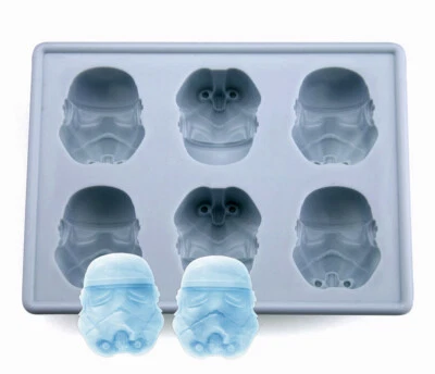 Bandeja de hielo Star Wars Stormtrooper cubo chocolate caramelo gelatina molde de silicona diversión para niños Foto 1 de 3