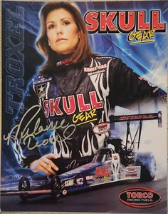 Melanie Troxel handsigniertes Handout 8x10 Torco Racing Fuel NHRA - Bild 1 von 2